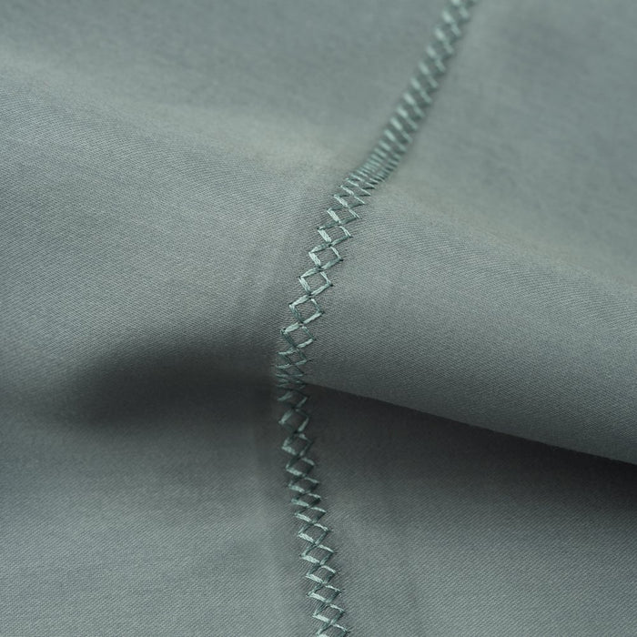 Hotel Style 500 Thread Count Tri-Blend with Lyocell Bed Sheet Set, King, Aqua Slate