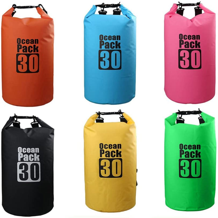 Dry Sack/Floating Waterproof Bag 2L/5L/10L/20L/30L for Boating, Kayaking, Hiking, Snowboarding, Camping, Rafting, Fishing and Backpacking