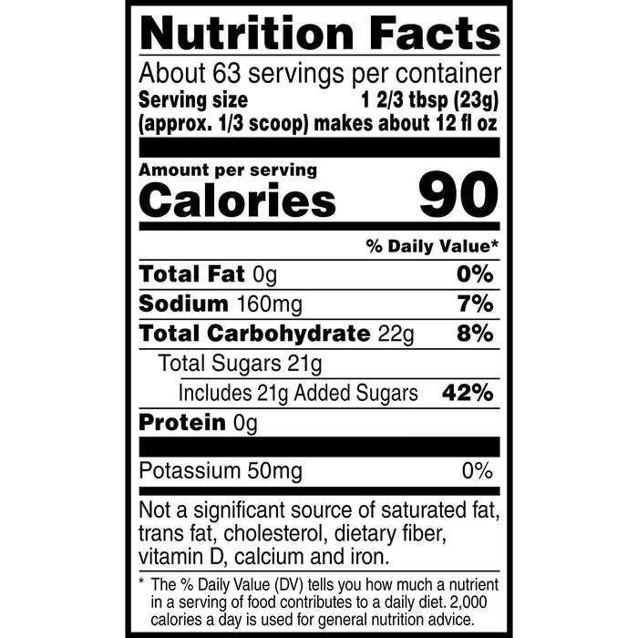 G ESSNTL Organic  Thirst Quencher Powder, Strawberry, 50.9 Oz Canister (Pack of 3)