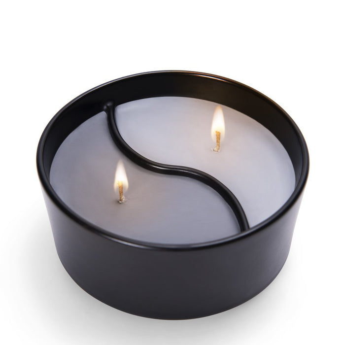 Better Homes & Gardens 16Oz Mahogany & Moss Duo Scented 2-Wick Ceramic Candle