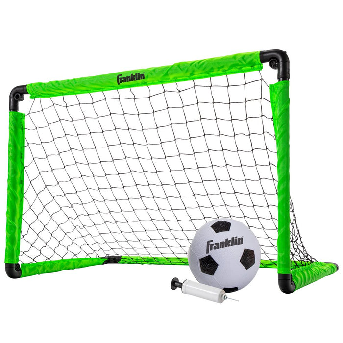 Kids Mini Soccer Goal Set - Includes Goal, Ball + Pump