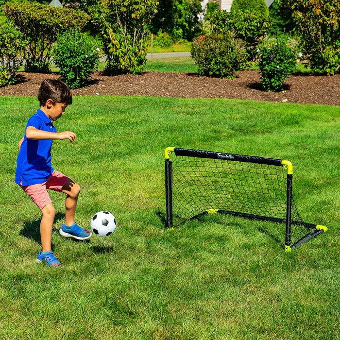 Kids Mini Soccer Goal Set - Youth Goal + Ball Set - 36"