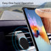 Magnetic Car Phone Mount Universal Air Vent Clip Phone Holder Hands Free Car Phone Mount for Iphone 11/11 Pro Xs Max X XR 8 Plus, Samsung Galaxy S10 S10+ S10E S9 S8, More Smartphones