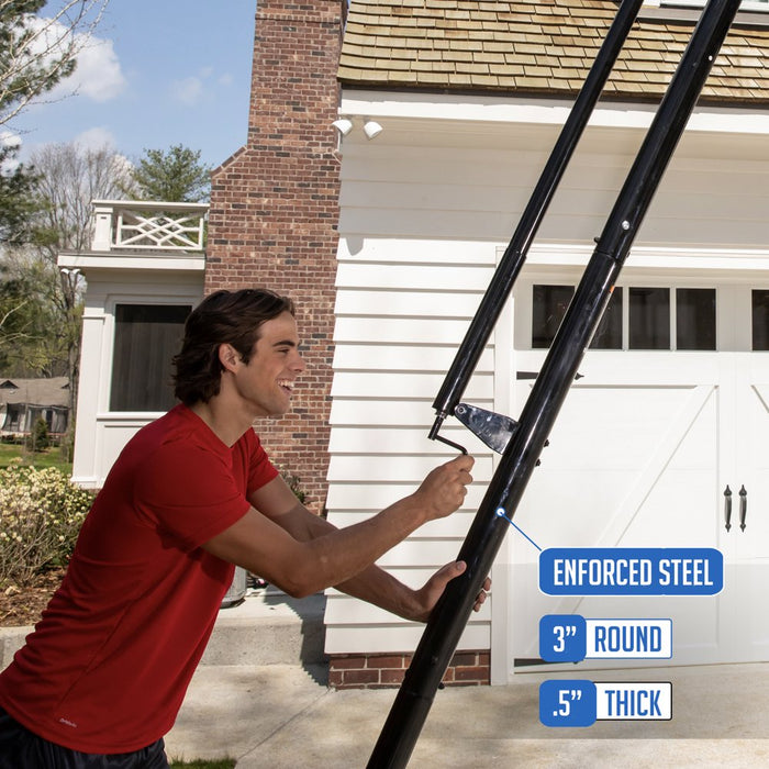 NBA 50" Portable Basketball Hoop with Polycarbonate Backboard