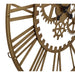 32" Gold Metal Gear Wall Clock
