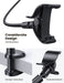Gooseneck Phone Holder Bed - [Newest Nylon Braided] Flexible Arm, Overall Length 38Inch, 360 Adjustable Clamp Clip, Overhead Cell Phone Mount Stand for Bed, Desk, 4-7” Cellphone