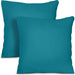 Throw Pillows Insert (Pack of 2, White) - 18 X 18 Inches Bed and Couch Pillows - Indoor Decorative Pillows