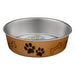 Loving Pets Bella Bowl Medium Champagne, 1.0 CT