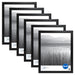 8X10 Black 0.5" Gallery Wall Picture Frame, Set of 6