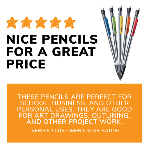 Xtra Smooth No.2 Mechanical Pencil, Medium Point (0.7 Mm), 40 Pack