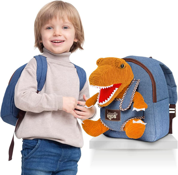 Small Dinosaur Backpack Dinosaur Toys for Kids 3-5 - Dinosaur Toys for 3 4 5 6 Year Old Boys Girls Gift - Toddler Backpack for Boys Dinosaurs for Boys Dino Toy - Dinosaur Stuffed Animal