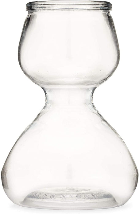 Double Bubble Layered Shot Glass plus Recipe Card – Chaser Shot Glass Jigger for Smooth Tasty Shots – Fun Unique Split Shot Glasses Barware (1.25Oz Top & 2.25Oz Bottom)