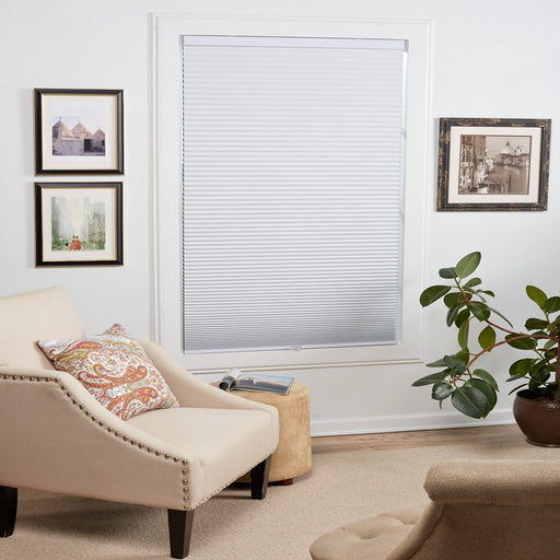 Mainstays Blackout Honeycomb Cellular Shade, White, 34" X 72"