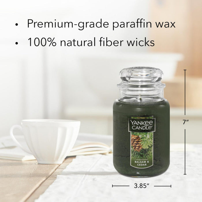 Balsam & Cedar - 22 Oz Original Large Jar Fall Candle