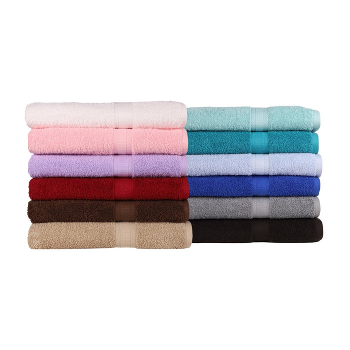 Mainstays Solid 18-Piece Bath Towel Set, School Grey