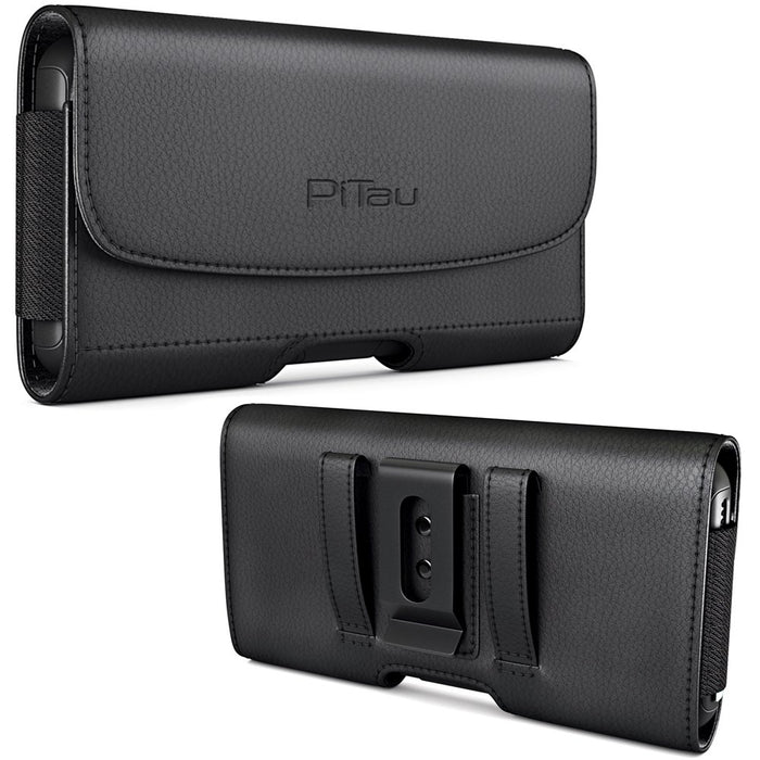 Bomea Holster for Iphone 11 Pro Max/ Xs Max Iphone 8 plus / 7 plus / 6S plus / 6 Plus, Premium Cell Phone Belt Case with Belt Clip Pouch Sleeve Belt Holder Cover for Large Iphone (Fits Phones with Cases On)