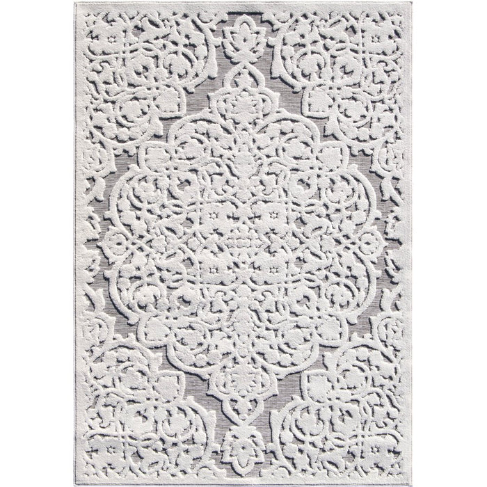 My Texas House Dahlia, Transitional, Medallion, Woven Area Rug, 5'2" X 7'6"