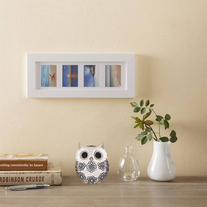 Adorable Owl Figurine,Big Eyes Cute Owl Statue,Shelf Accents for Home Office Decor and Owl Lovers