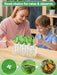 Floral Tubes Kit with Rack for Milkweed, Monarch Caterpillars Milkweed Tubes, Milkweed Cutting Feeding with Stable Acrylic Holder, 50ML Floral Vials for Butterfly Caterpillars Supplies