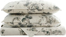 King Quilt Set, 3-Piece Quilt Sets with 2 Pillow Shams - Boho Reversible Soft and Lightweight Quilt Bedding Bedspread Coverlet Set, Printed Flowers