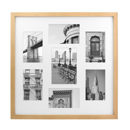 Better Homes & Gardens 18X18 Natural Wood Collage Wall Frame
