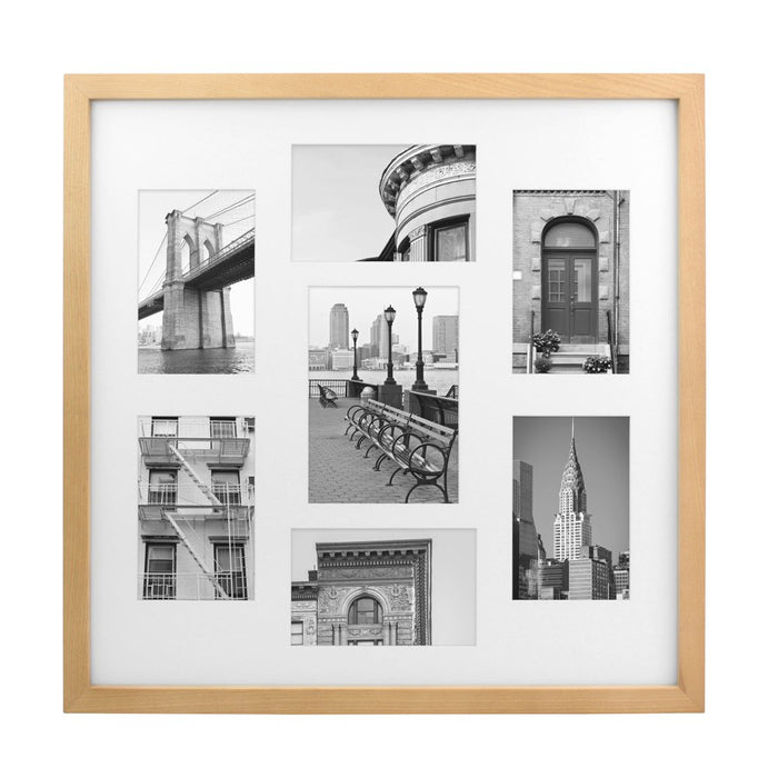 Better Homes & Gardens 18X18 Natural Wood Collage Wall Frame