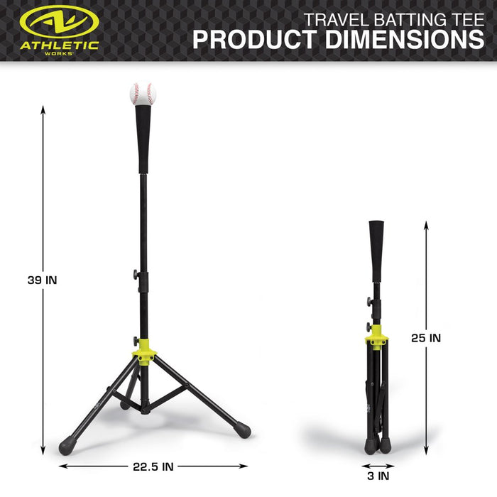 Athletic Works Adjustable Batting Tee, 25-39”