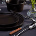 Coupe Dinnerware Set, Service for 8, Black Matte, 32 Piece