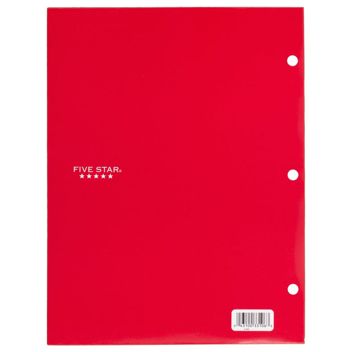 Five Star 4-Pocket Paper Folder, Assorted Colors, 6 Pack (38058)
