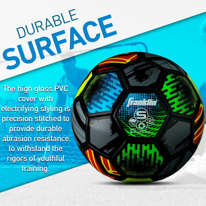 Mystic Soccer Ball, Official Size 5 Soccer Ball, Soft Cover, Official Size and Weight Soccer Ball, Air Pump Included