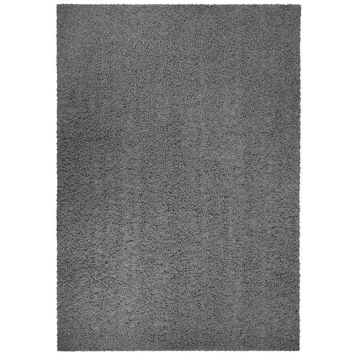 Mainstays Solid Casual Gray Shag Area Rug, 5'X7'