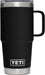 Rambler 20 Oz Travel Mug, Stainless Steel, Vacuum Insulated with Stronghold Lid, Black