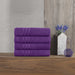 Purple Bath Towels – 4 Pieces Luxurious Turkish Cotton Bath Towels – Quick Dry and Soft Towel Set for Daily Use