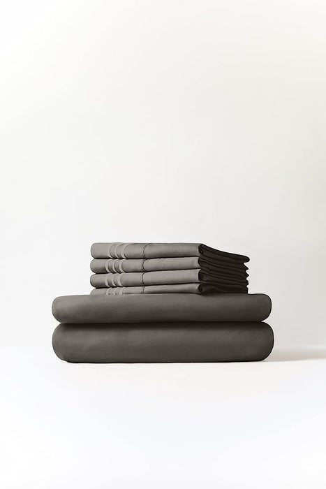 Extra Deep Pocket Sheets - 6 Piece Sheet Set - Full Sheets Deep Pocket - Extra Deep Pocket Full Sheets - Deep Fitted Sheet Set - Extra Deep Pocket Full Size Sheets - Easily Fits Extra Deep Mattresses