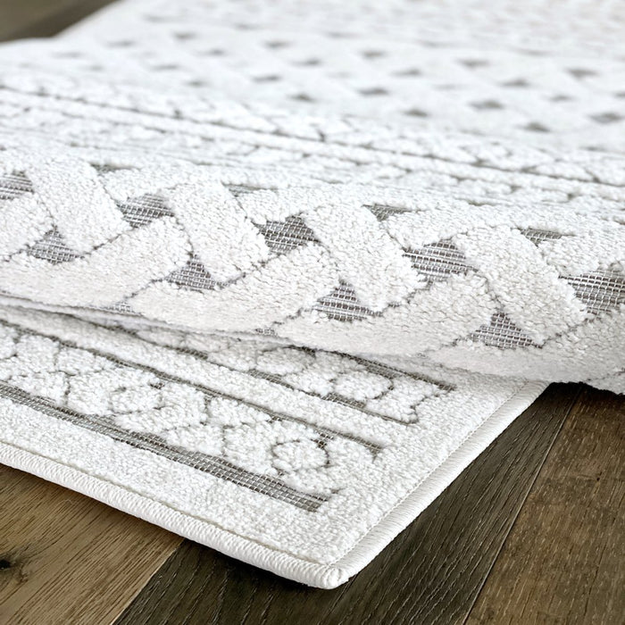 My Texas House Jessie, Transitional, Stripes, Woven Area Rug, 5'2" X 7'6"