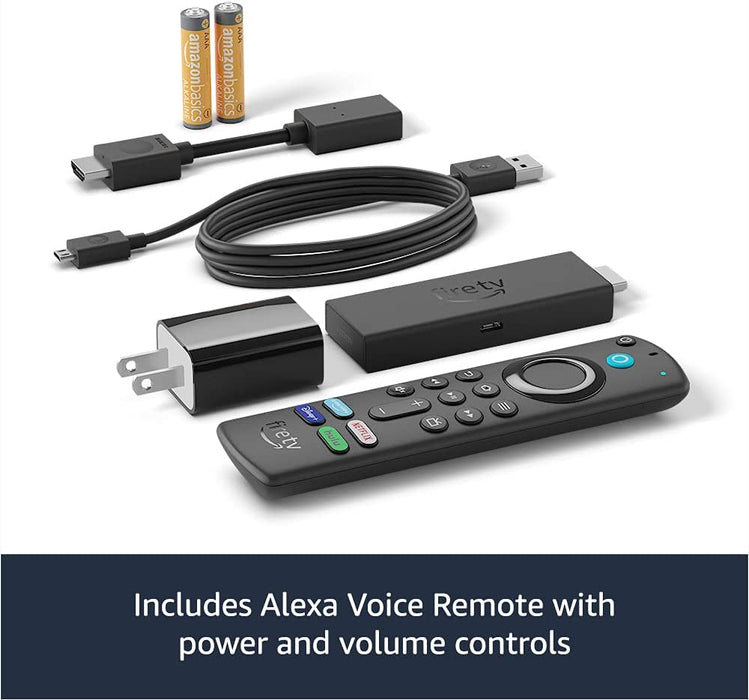Fire TV Stick 4K Max Streaming Device, Wi-Fi 6, Alexa Voice Remote (Includes TV Controls)