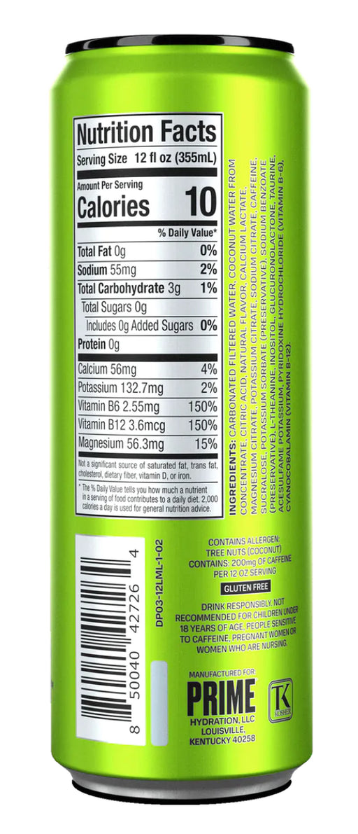 New! Prime Hydration Energy Drink Variety Pack (All Flavors) - 12 Fl Oz 5 Pack Packaged by Sivint