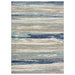 Lagos Collection 7501 Blue 8X10 Abstract Area Rug