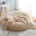 Calming Dog Bed & Cat Bed, Anti-Anxiety Donut Dog Cuddler Bed, Warming Cozy Soft Dog round Bed, Fluffy Faux Fur Plush Dog Cat Cushion Bed for Small Medium Dogs and Cats (20"/24"/27"/30")