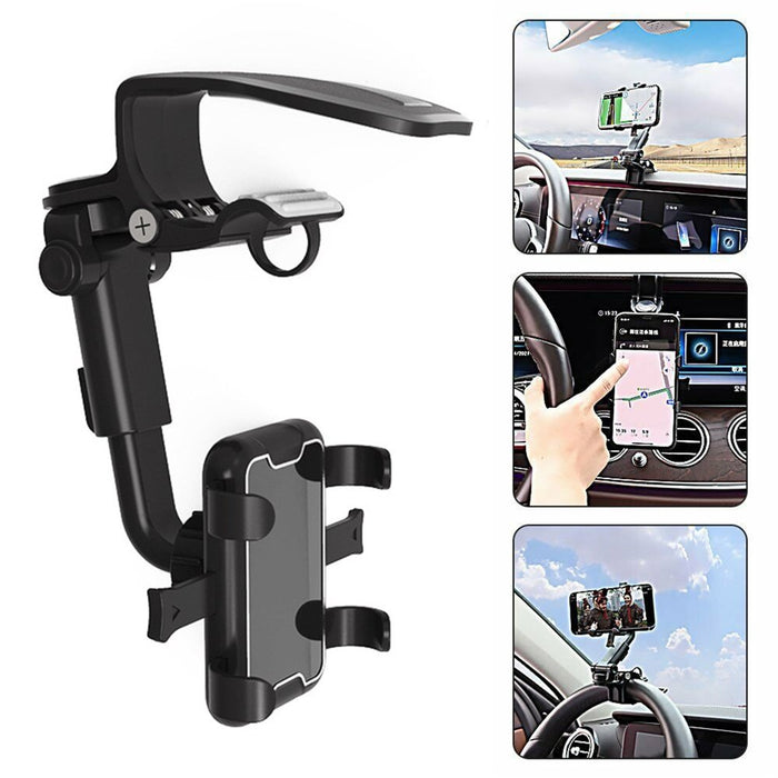 Home Kitchen Universal Car Sun Visor Phone Clip Holder Mount Stand for Mobile Iphone
