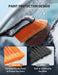 27 Inch Snow Brush and Detachable Ice Scraper with Ergonomic Foam Grip for Cars, Trucks, Suvs (Heavy Duty ABS, PVC Brush)