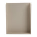 2 Piece Set Paperboard Paper Tray Desk Organizer Papyrus Beige
