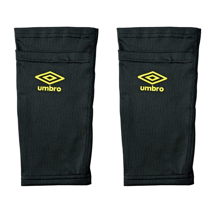 Umbro Junior Soccer Slip-In Shin Guards, for Soccer Train and Game, Soccer Protection Gear, Soccer Shin Guard, Soccer Sleeve, 1 Pair, Medium Size , for Junior