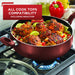 T-Fal Easy Care Nonstick Cookware, 20 Piece Set, Red, Dishwasher Safe