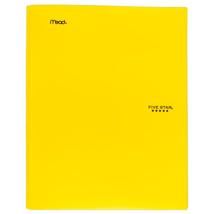 Five Star Stay-Put Pocket & Prong Folder, Assorted Colors (34030)