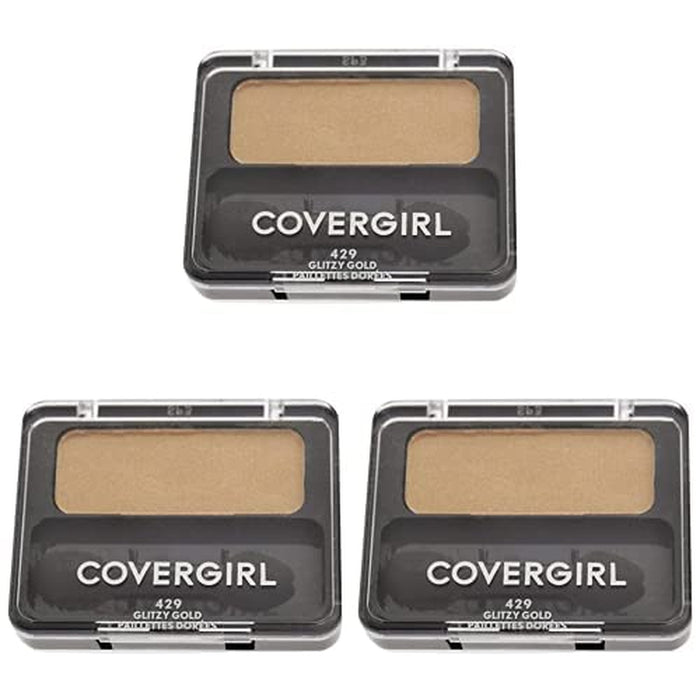 COVERGIRL Eye Enhancers 1-Kit Eyeshadows, Mono Shadows, Sterling Blue, Pack of 1, Eyeshadow, Eyeshadow Makeup, Shimmer Eyeshadow, Versatile Eyeshadow, Silky Formula
