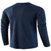 Mens Fashion Waffle T Shirts Henley Neck Solid Color Pullover Work Long Sleeve T-Shirt Blue 2XL