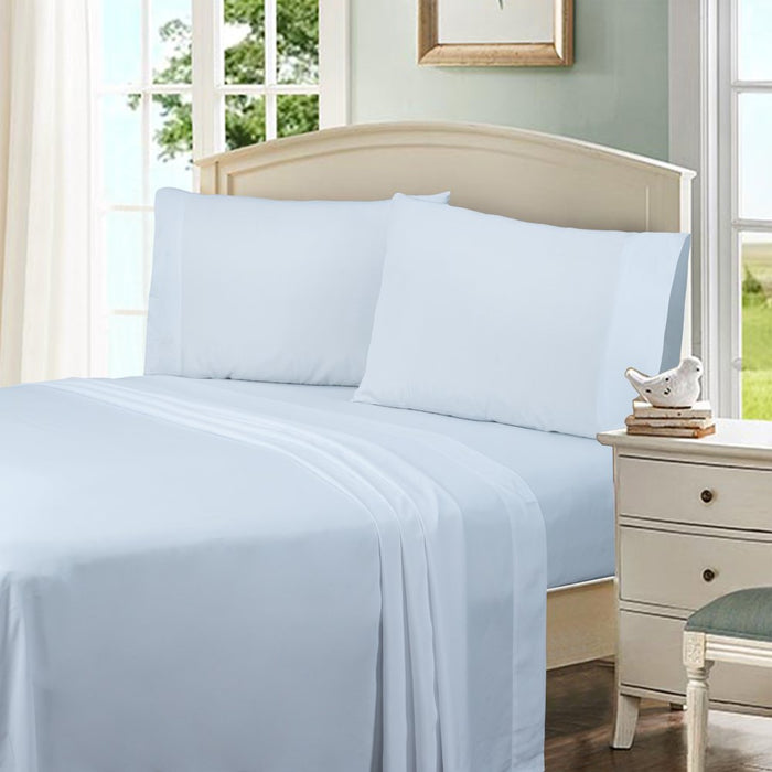 Mainstays Ultra Soft High Quality Microfiber Bed Sheet Set, Twin/Twin XL Arctic White, 3 Piece