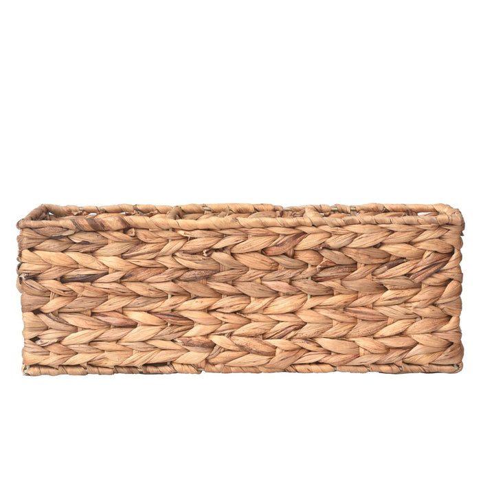 Better Homes & Gardens Woven Water Hyacinth Tank Basket, Natural