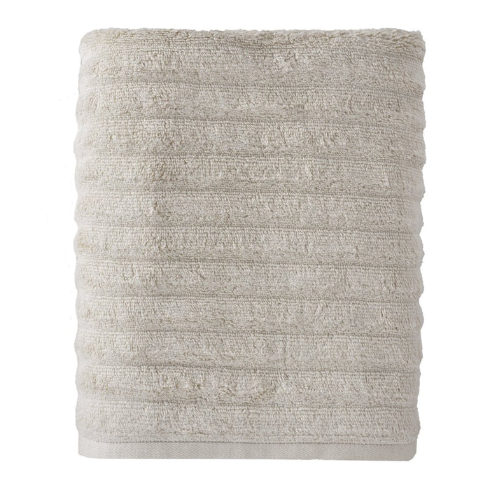 Mainstays Performance Textured Bath Sheet, 62" X 30", Papyrus Beige